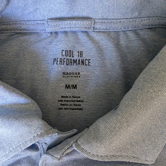 NWOT Cool performance light blue golf shirt - Picture 2 of 2